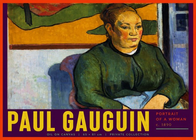 Paul Gauguin Portrait of a Woman No6 - Poster
