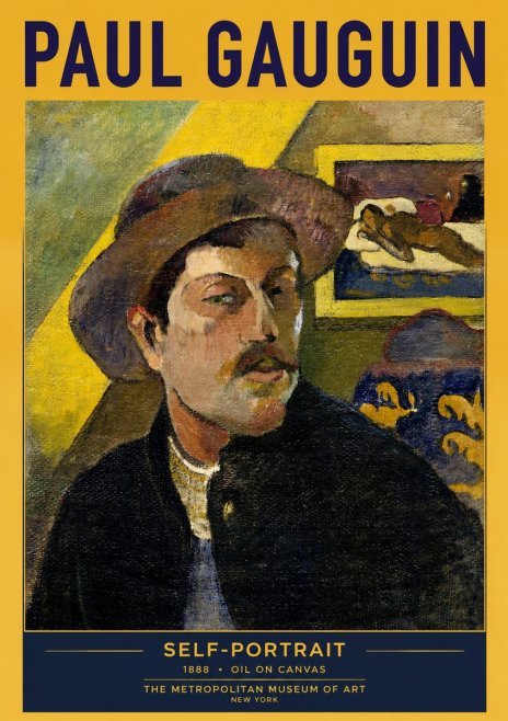 Paul Gauguin Self-portrait II No2 - Poster