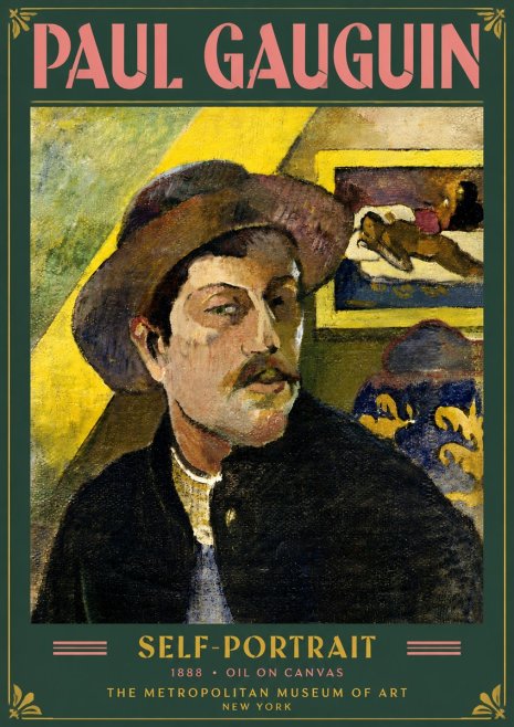 Paul Gauguin Self-portrait II No5 - Poster