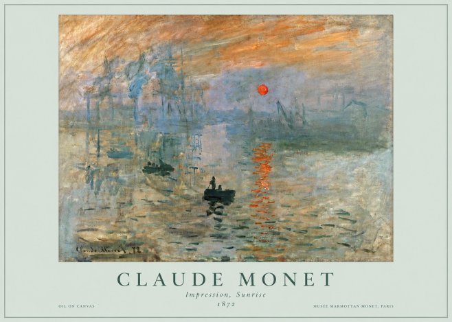Monet Impression, Sunrise II No3 - Poster
