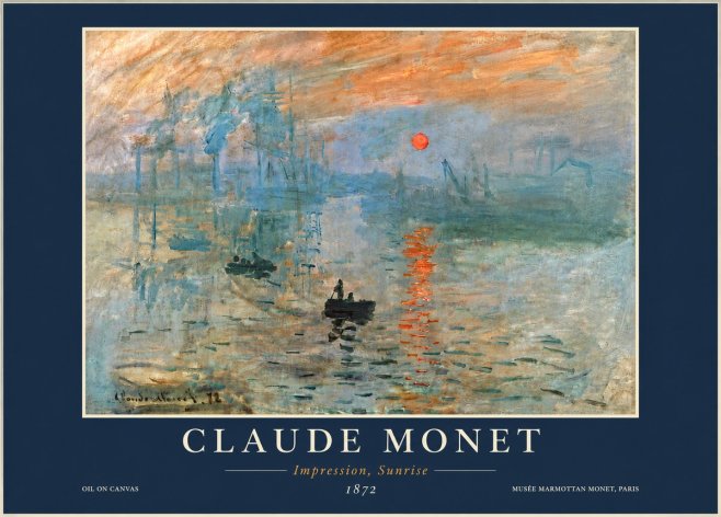 Monet Impression, Sunrise II No5 - Poster