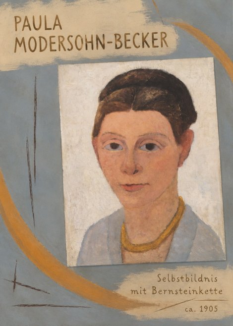Paula Modersohn-Becker Selbstbildnis Mit Bernsteinkette No2 - Poster