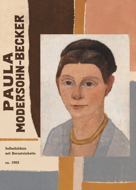 Paula Modersohn-Becker Selbstbildnis Mit Bernsteinkette No4 - Poster
