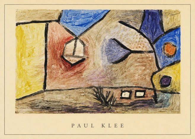 Paul Klee Der Niesen No3 - Poster