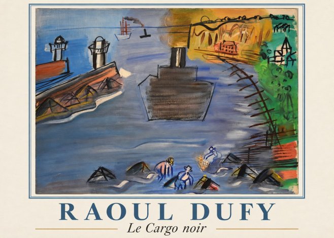 Raoul Dufy Le Cargo Noir No1 - Poster