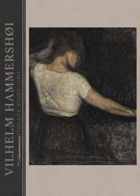 Vilhelm Hammershøi Morning Toilette. Study No2 - Poster