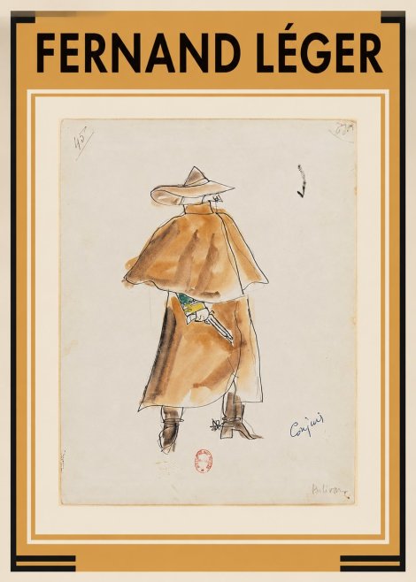 Fernand Léger Costume Design for Bolivar No1 - Poster