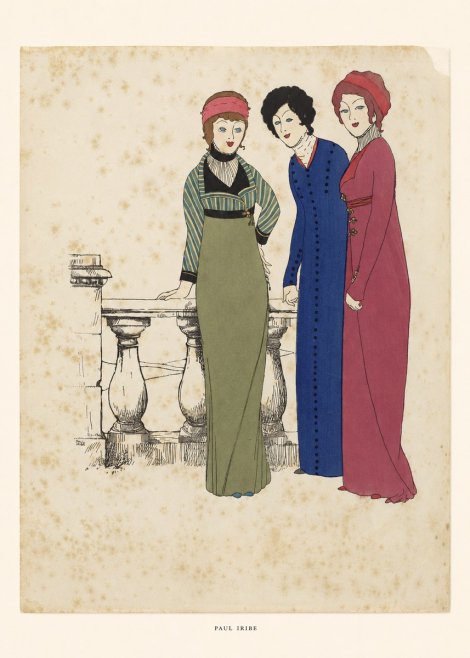 Paul Iribe Fashionable Ladies No6 - Poster