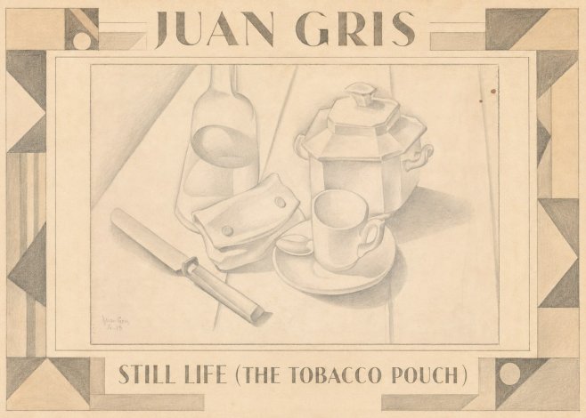 Juan Gris Still Life (the Tobacco Pouch) No1 - Poster