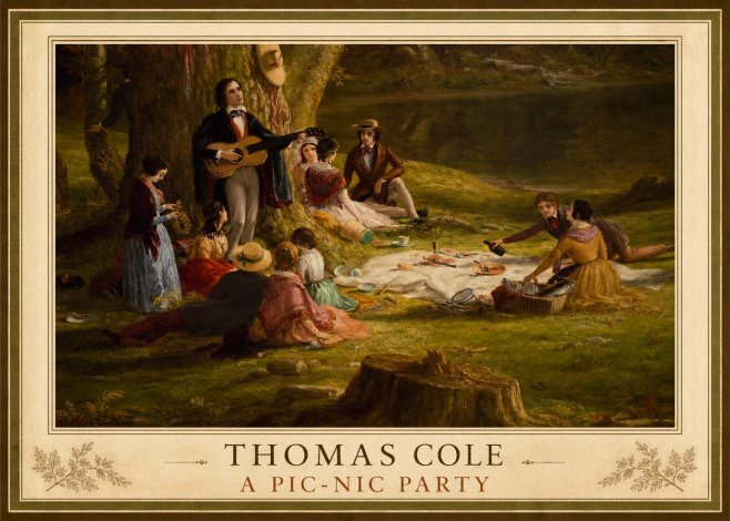 Thomas Cole A Pic-nic Party No4 - Poster