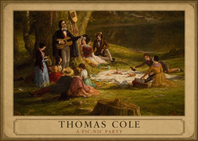 Thomas Cole A Pic-nic Party No6 - Poster