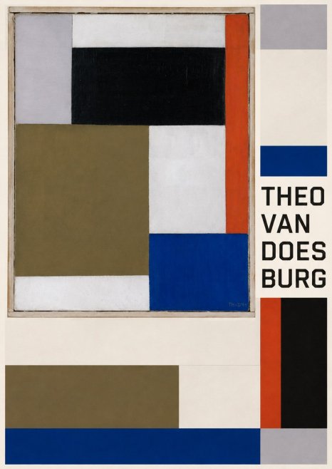 Theo van Doesburg Composition Xxii No2 - Poster