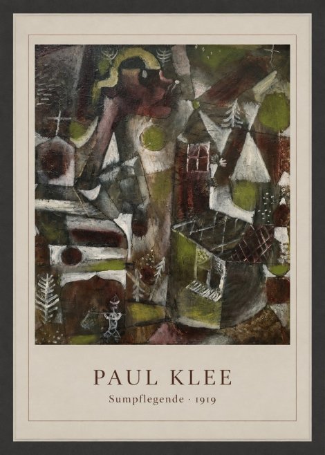 Paul Klee Sumpflegende II No6 - Poster
