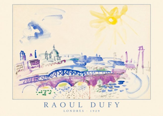 Raoul Dufy Londres - 1929 No4 - Poster