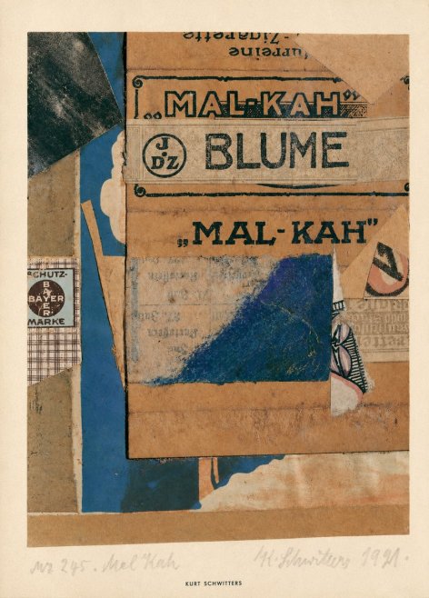 Kurt Schwitters Mal Kah No6 - Poster