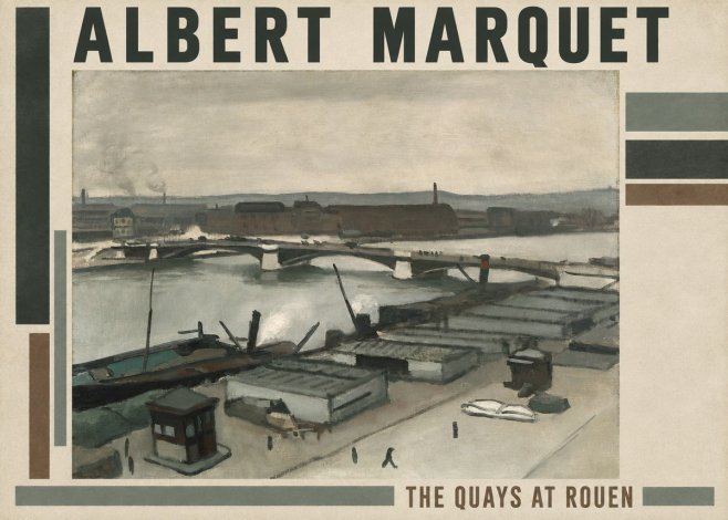 Albert Marquet The Quays at Rouen No2 - Poster