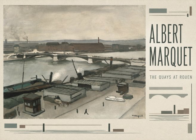 Albert Marquet The Quays at Rouen No3 - Poster