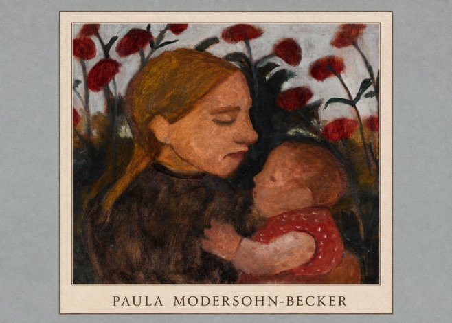 Paula Modersohn-Becker Mother and Child No4 - Poster