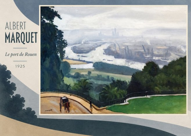 Albert Marquet Le Port De Rouen No2 - Poster
