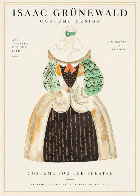 Isaac Grünewald Costume for the Theatre No1 - Poster
