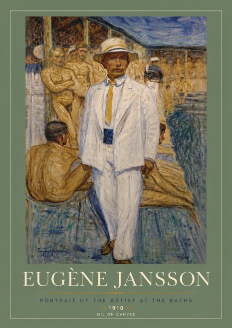 Eugène Jansson Portrait of the Artist at the Baths No3 - Poster