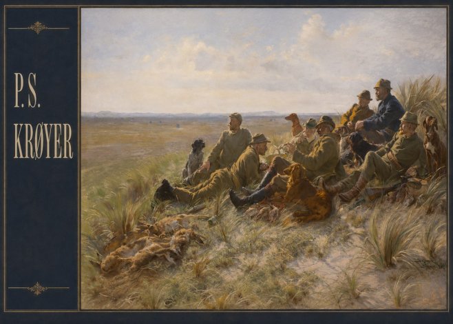 P.S. Krøyer Hare-hunting in the Dunes No4 - Poster