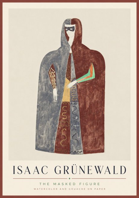Isaac Grünewald The Masked Figure No1 - Poster