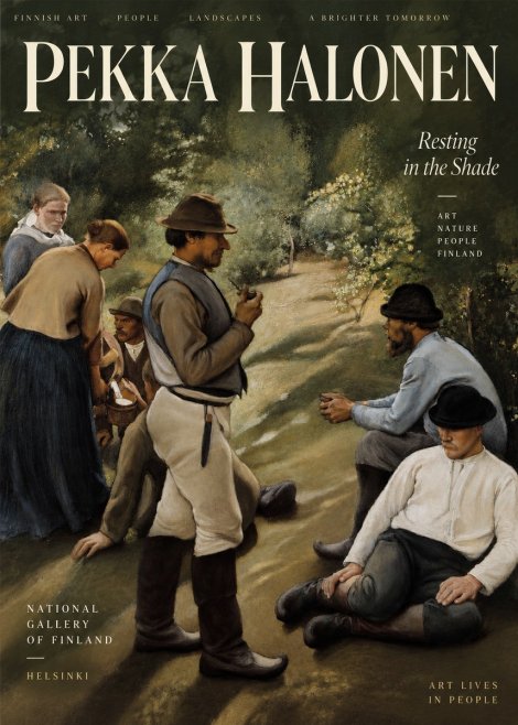 Pekka Halonen Resting in the Shade No3 - Poster