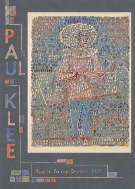 Paul Klee Boy in Fancy Dress No2 - Poster
