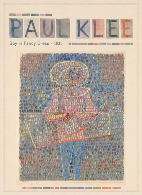 Paul Klee Boy in Fancy Dress No3 - Poster