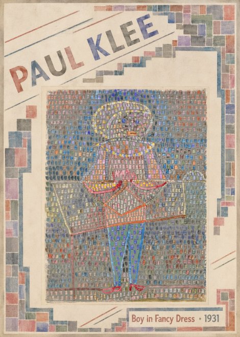 Paul Klee Boy in Fancy Dress No5 - Poster