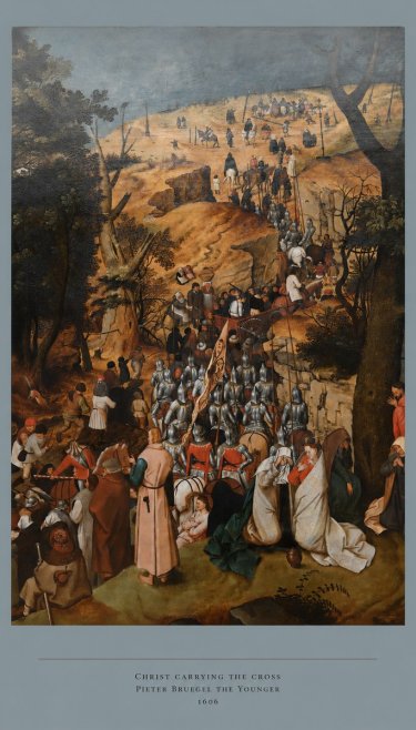 Pieter Bruegel Christ Carrying the Cross I No4 - Poster