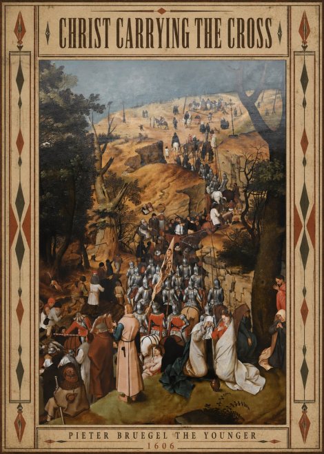 Pieter Bruegel Christ Carrying the Cross I No5 - Poster