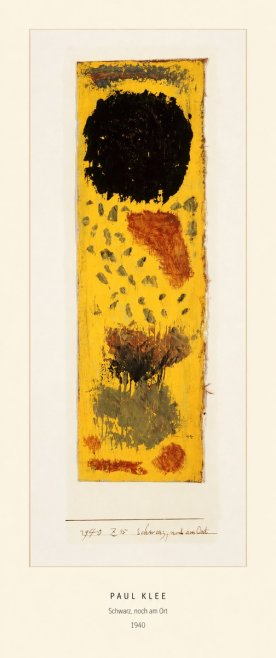 Paul Klee Schwarz, Noch Am Ort No5 - Poster