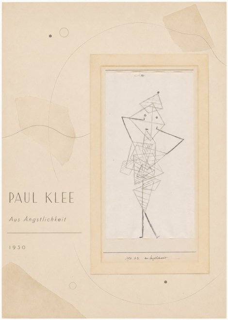 Paul Klee Aus Ängstlichkeit No4 - Poster