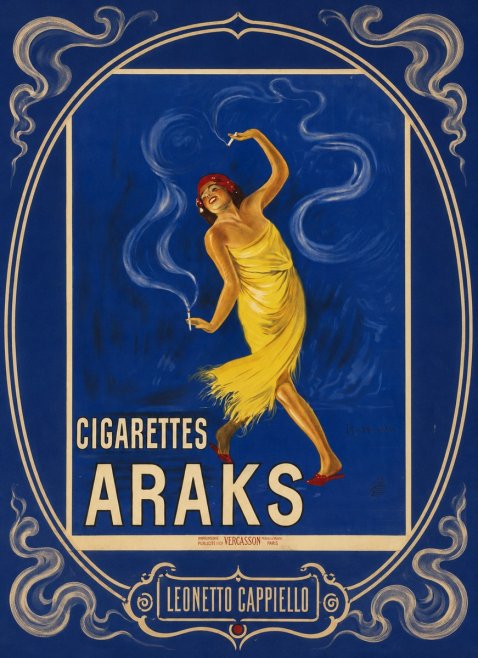 Leonetto Cappiello Cigarettes Araks No4 - Poster
