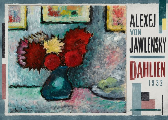 Alexej von Jawlensky Dahlien No2 - Poster