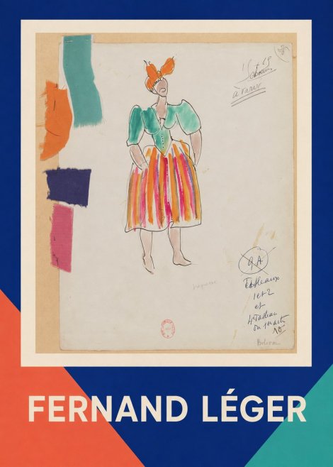 Fernand Léger Costume Design for Boléro No1 - Poster