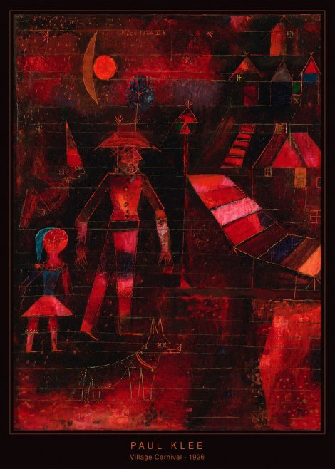 Paul Klee Village Carnival No6 - Poster