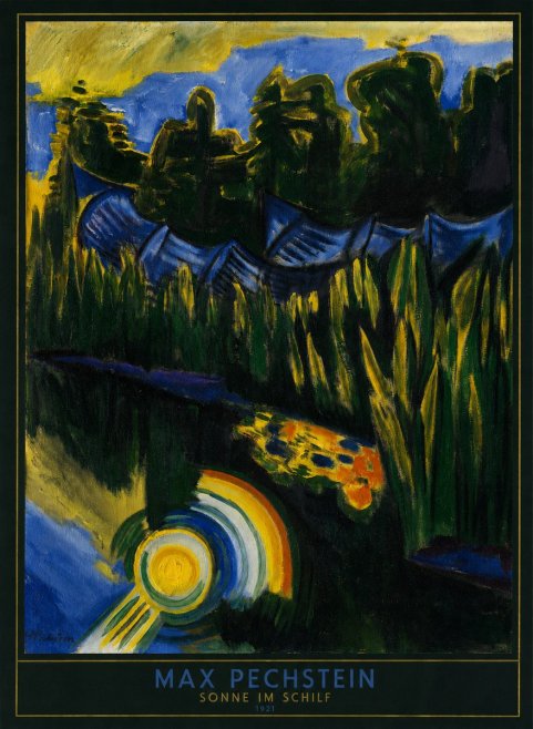 Max Pechstein Sonne Im Schilf No6 - Poster