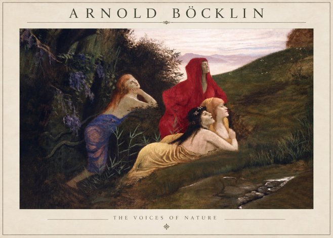 Arnold Böcklin The Voices of Nature No3 - Poster