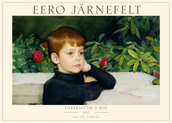 Eero Järnefelt Portrait of a Boy No1 - Poster