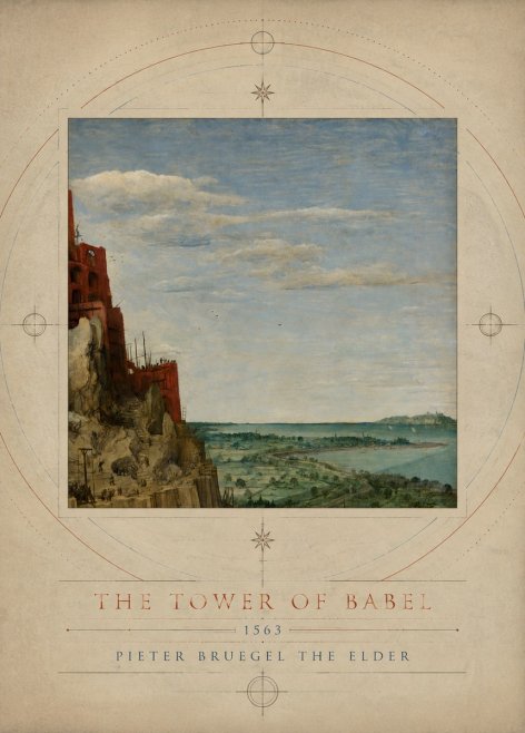 Pieter Bruegel The Tower of Babel X No3 - Poster