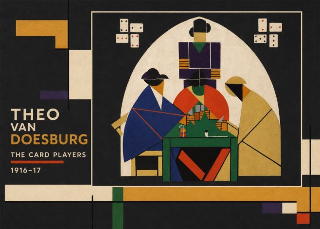 Theo van Doesburg The Card Players No2 - Poster