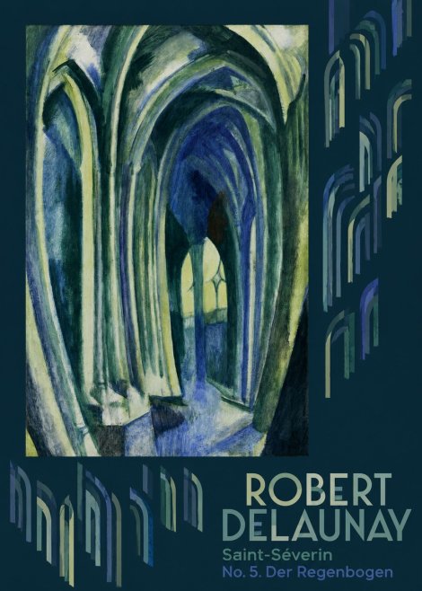 Robert Delaunay Saint-séverin No. 5. Der Regenbogen No6 - Poster
