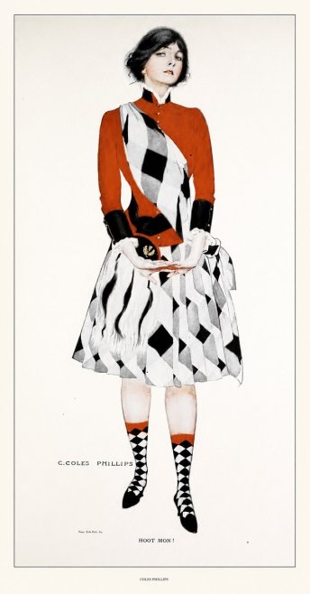 Coles Phillips Hoot Mon! No4 - Poster
