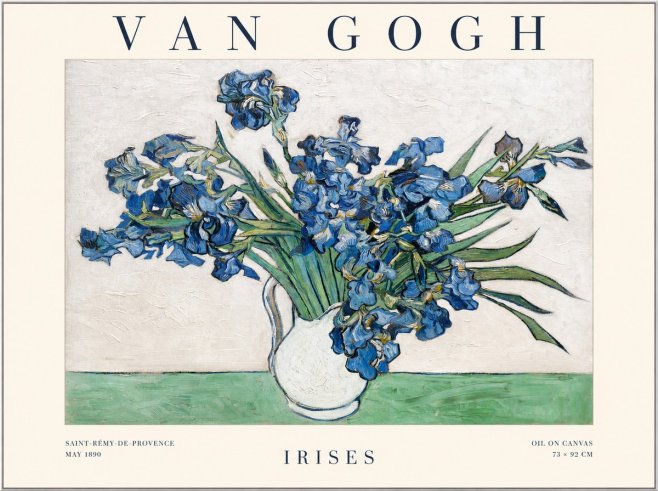 Van Gogh Irises II No1 - Poster