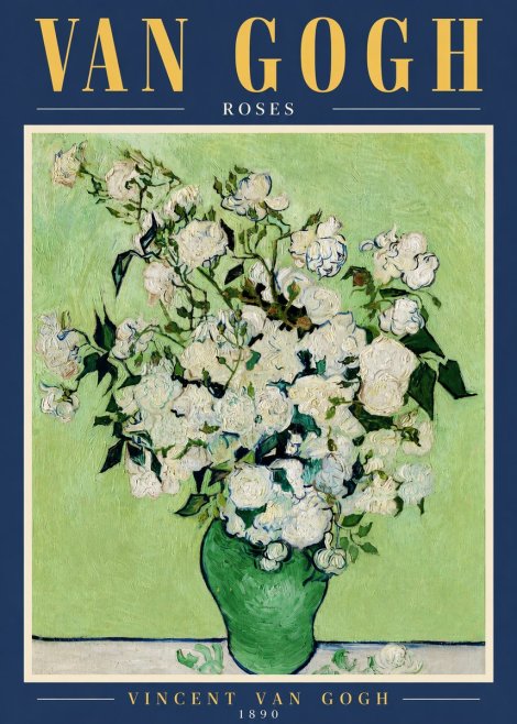 Van Gogh Roses I No5 - Poster