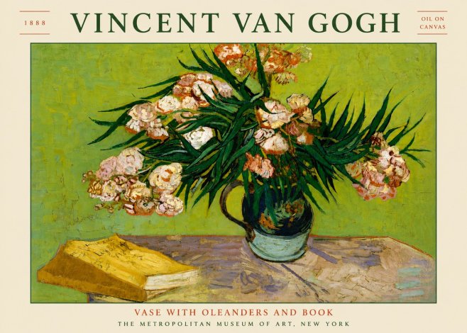Van Gogh Oleanders No5 - Poster