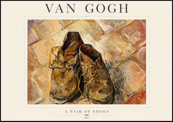 Van Gogh A Pair of Shoes No1 - Poster